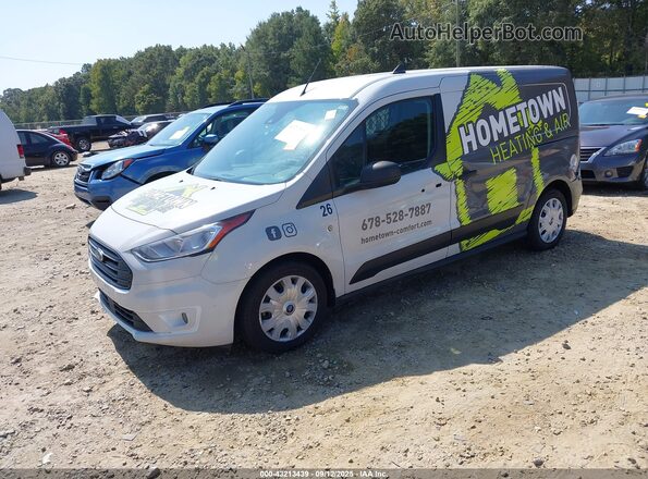 NM0LS7F29K1429205 2019 FORD TRANSIT CONNECT White Vista tres cuartos delantera izquierda