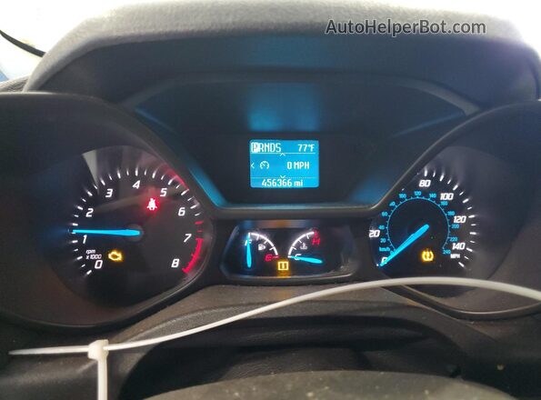 NM0LS7F7XJ1371759 2018 FORD TRANSIT White Instrument cluster view