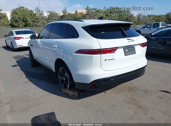 SADCJ2EX7MA668331 2021 JAGUAR F-PACE White Задня ліва чверть