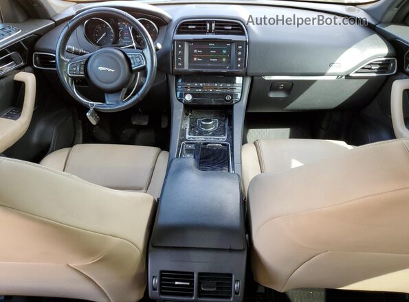 SADCJ2FN2JA253684 2018 JAGUAR F-PACE Black Vista del salpicadero