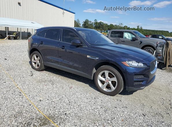 SADCJ2FN7JA286115 2018 JAGUAR F-PACE Blue Delantero derecho