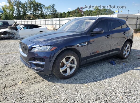 SADCJ2FN7JA286115 2018 JAGUAR F-PACE Blue Vista tres cuartos delantera izquierda