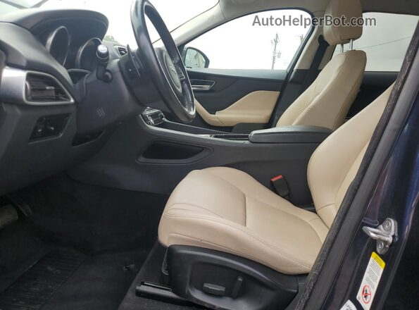SADCJ2FX2JA257588 2018 JAGUAR F-PACE Blue Vista interior delantera