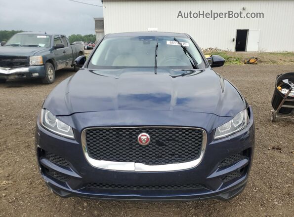 SADCJ2FX2JA257588 2018 JAGUAR F-PACE Blue Vista frontal