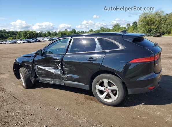 SADCJ2FX2JA324271 2018 JAGUAR F-PACE Black Trasero izquierdo