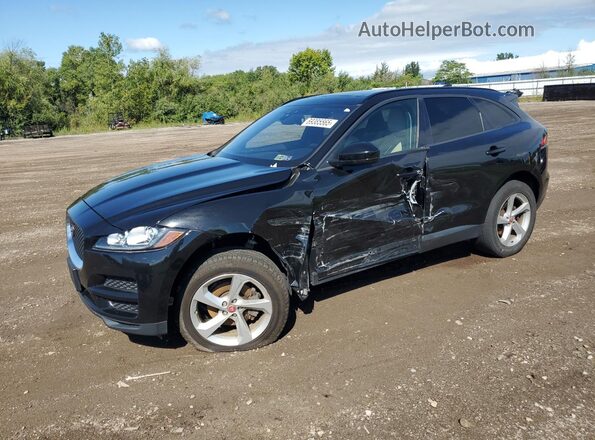 SADCJ2FX2JA324271 2018 JAGUAR F-PACE Black Vista tres cuartos delantera izquierda