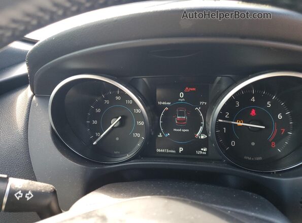 SADCJ2FX2JA324271 2018 JAGUAR F-PACE Black Vista del cuadro de instrumentos