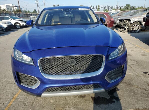 SADCJ2FX8LA633102 2020 JAGUAR F-PACE Синий Вид спереди