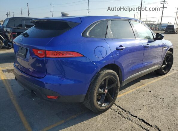 SADCJ2FX8LA633102 2020 JAGUAR F-PACE Синий Задняя правая четверть