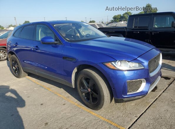 SADCJ2FX8LA633102 2020 JAGUAR F-PACE Синий Передняя правая четверть