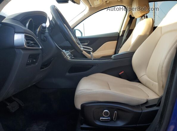 SADCJ2FX8LA633102 2020 JAGUAR F-PACE Синий Вид салона спереди