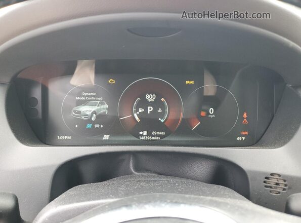 SADCK2FX2JA290328 2018 JAGUAR F-PACE White Vista del cuadro de instrumentos