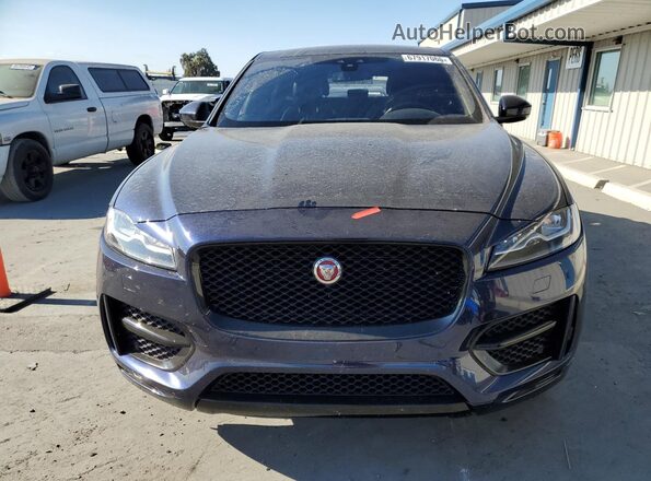 SADCL2EV8JA262532 2018 JAGUAR F-PACE Blue Vista frontal