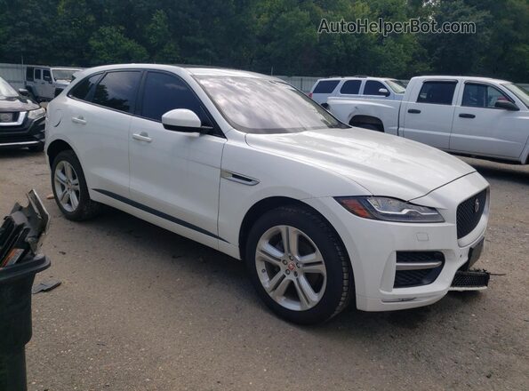 SADCL2FX4JA323469 2018 JAGUAR F-PACE White Delantero derecho