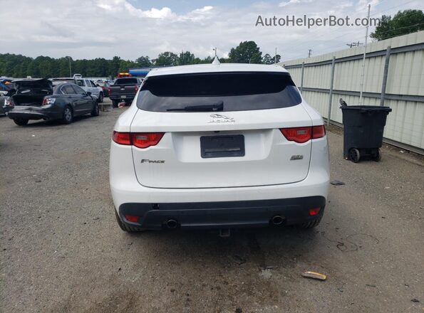 SADCL2FX4JA323469 2018 JAGUAR F-PACE White Vista trasera
