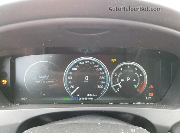 SADCL2GX9JA322431 2018 JAGUAR F-PACE White Vista del cuadro de instrumentos