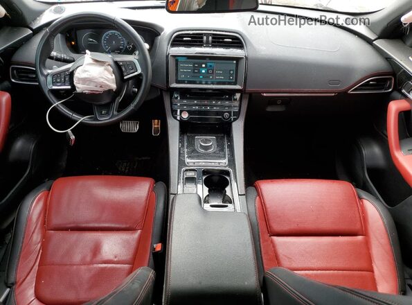 SADCL2GX9JA322431 2018 JAGUAR F-PACE White Vista del salpicadero