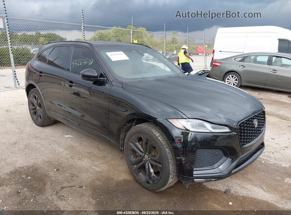 SADCT2FU2RA726142 2024 JAGUAR F-PACE Black Передня права чверть