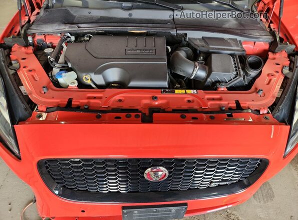 SADF12FX8L1Z80622 2020 JAGUAR E-PACE Оранжевый Вид подкапотного пространства