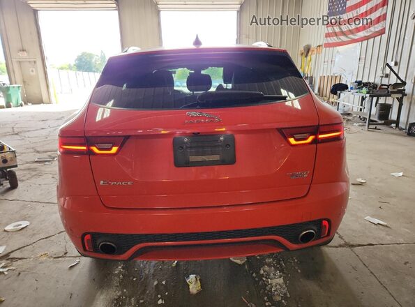 SADF12FX8L1Z80622 2020 JAGUAR E-PACE Оранжевый Вид сзади