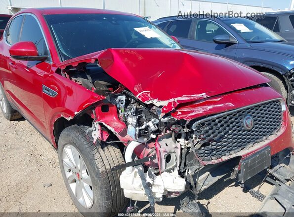 SADFJ2FX8K1Z40930 2019 JAGUAR E-PACE Красный Вид спереди