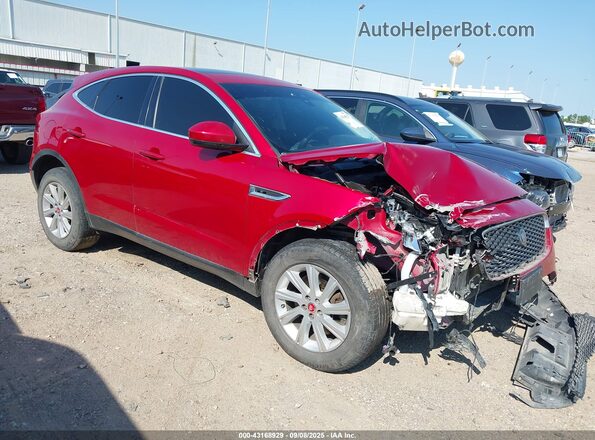 SADFJ2FX8K1Z40930 2019 JAGUAR E-PACE Красный Передняя правая четверть