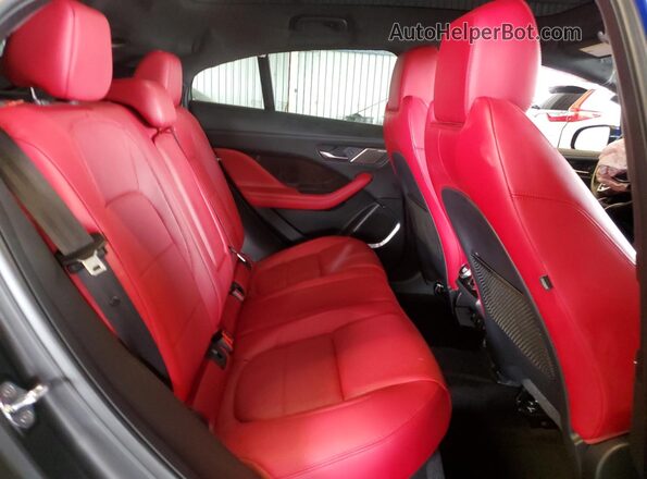 SADHD2S12K1F72538 2019 JAGUAR I-PACE Blue Rear seats view