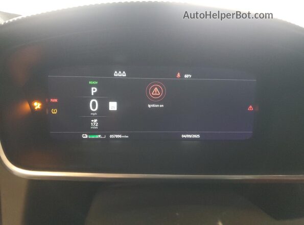 SADHD2S12K1F72538 2019 JAGUAR I-PACE Blue Instrument cluster view