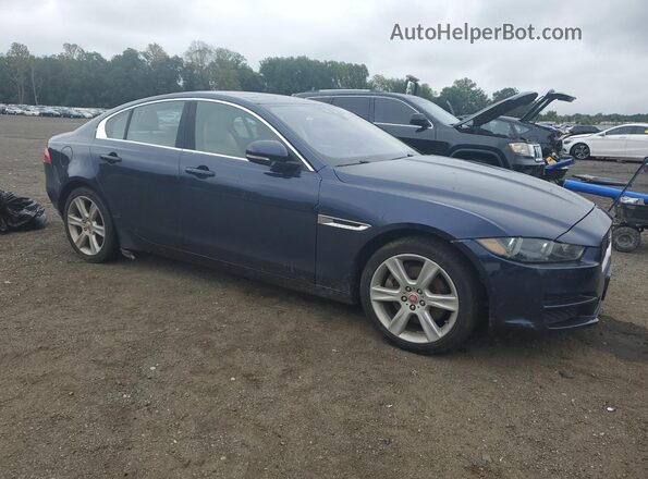 SAJAK4BN0HA968511 2017 JAGUAR XF Blue Przód prawy