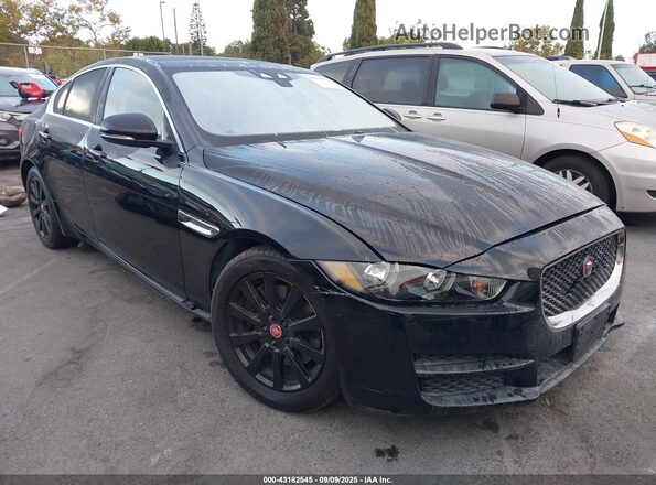 SAJAR4FX6KCP49586 2019 JAGUAR XF Черный Передняя правая четверть