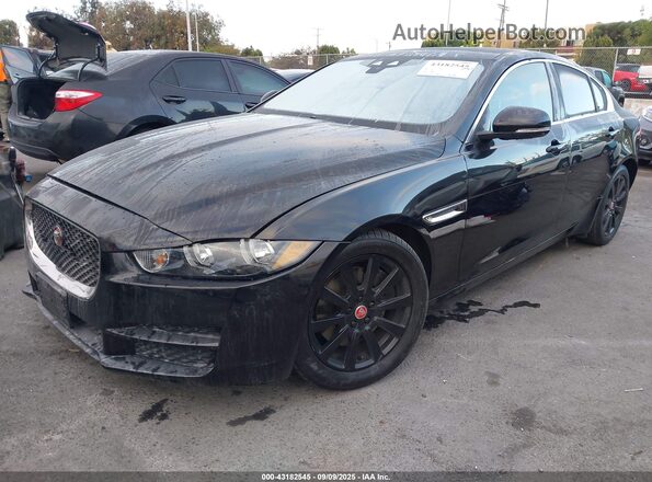 SAJAR4FX6KCP49586 2019 JAGUAR XF Черный Передняя левая четверть