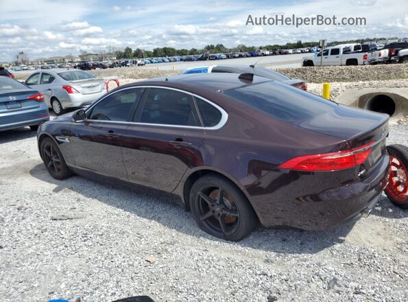 SAJBD4BV3GCY17762 2016 JAGUAR XF Burgundy Tył lewy