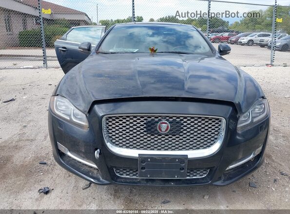 SAJWJ2GD4H8W04869 2017 JAGUAR XJ Black Widok zestawu wskaźników