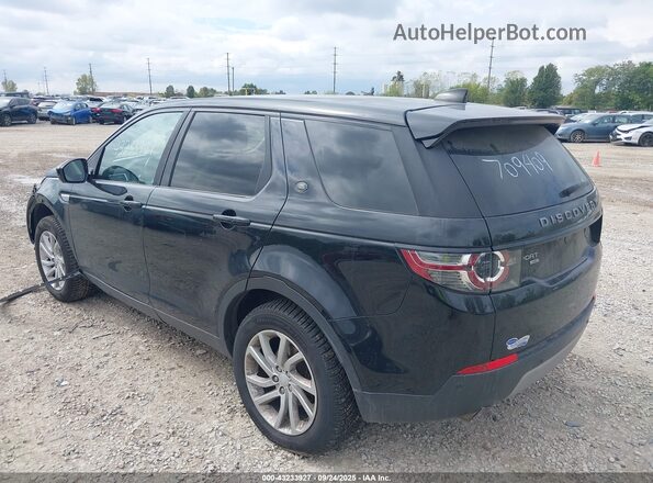 SALCR2BG7HH709409 2017 LAND ROVER DISCOVERY SPORT Черный Задняя левая четверть