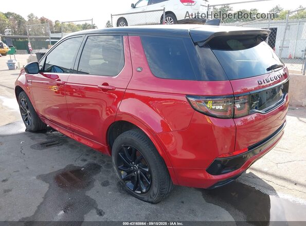 SALCT2FX9LH849661 2020 LAND ROVER DISCOVERY SPORT Red Tył lewy