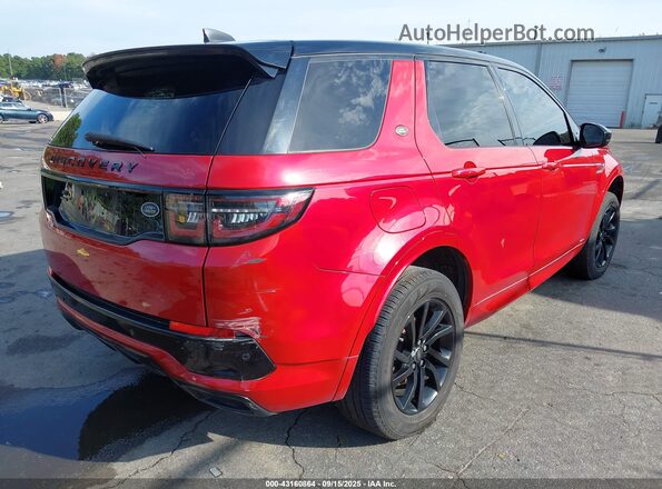 SALCT2FX9LH849661 2020 LAND ROVER DISCOVERY SPORT Red Tył prawy