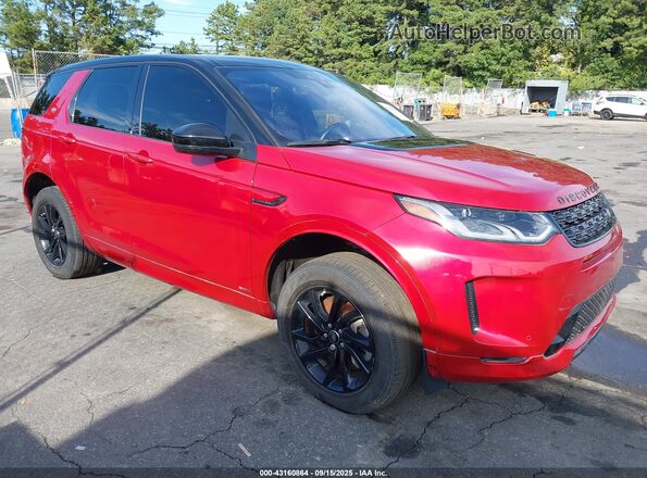 SALCT2FX9LH849661 2020 LAND ROVER DISCOVERY SPORT Red Przód prawy