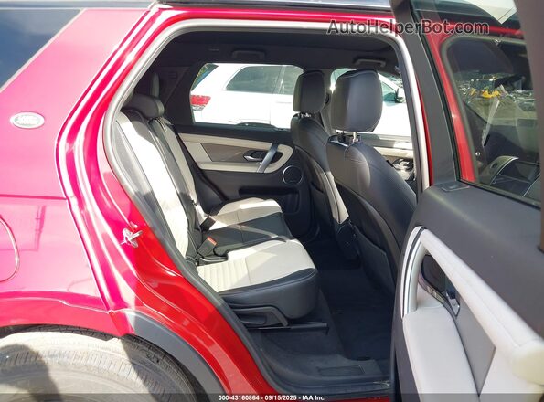 SALCT2FX9LH849661 2020 LAND ROVER DISCOVERY SPORT Red Widok naklejki z numerem VIN