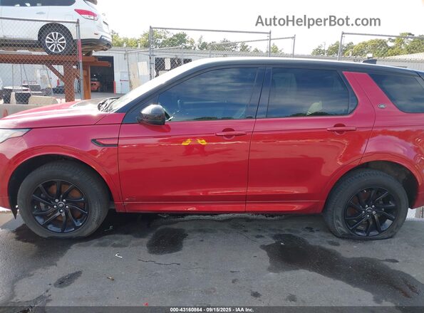 SALCT2FX9LH849661 2020 LAND ROVER DISCOVERY SPORT Red Widok wnętrza z tyłu