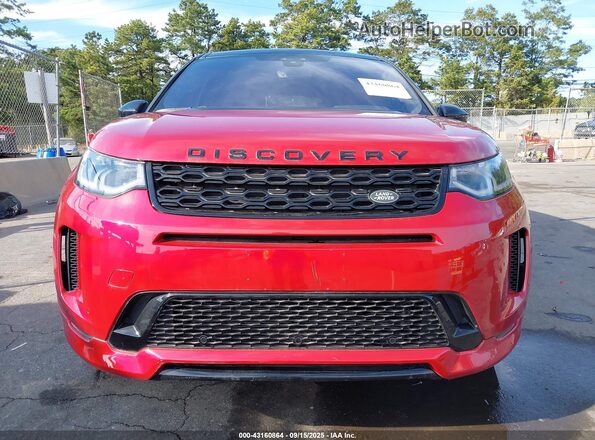 SALCT2FX9LH849661 2020 LAND ROVER DISCOVERY SPORT Red Widok deski rozdzielczej