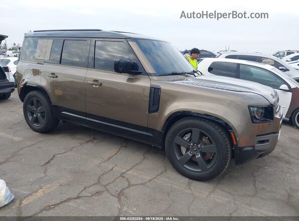 SALE27EU7P2149811 2023 LAND ROVER DEFENDER Коричневый Передняя правая четверть