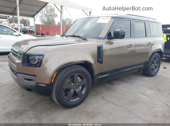 SALE27EU7P2149811 2023 LAND ROVER DEFENDER Коричневый Передняя левая четверть
