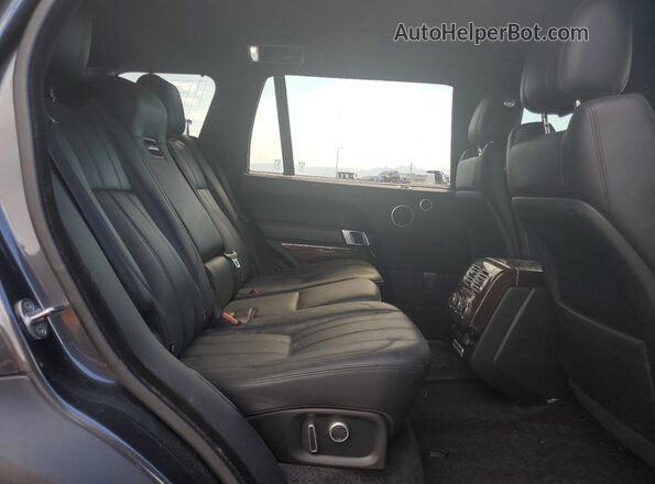 SALGS3EF8GA307517 2016 LAND ROVER RANGE Gray უკანა სალონის ხედი