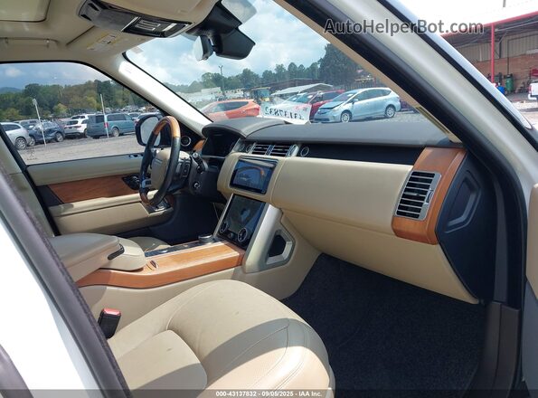 SALGS5SE2LA575237 2020 LAND ROVER RANGE ROVER White Front interior view