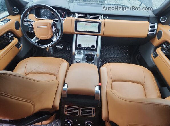 SALGV2RE2JA503284 2018 LAND ROVER RANGE Black წინა პანელის ხედი