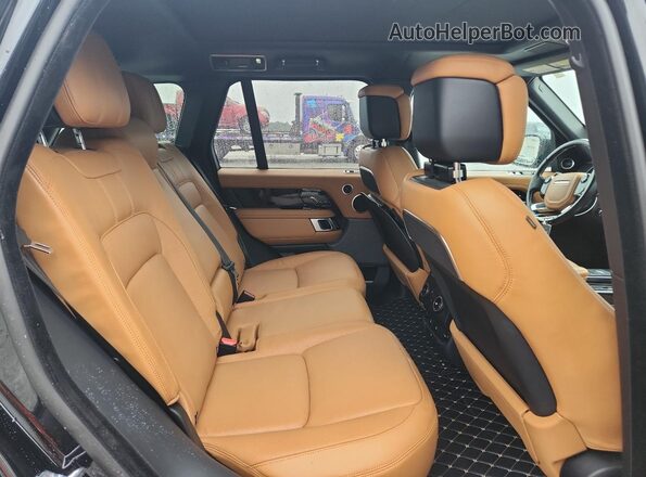 SALGV2RE2JA503284 2018 LAND ROVER RANGE Black უკანა სალონის ხედი