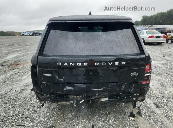 SALGV2RE2JA503284 2018 LAND ROVER RANGE Black უკანა ხედი