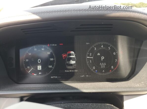 SALRT2RV3L2415095 2020 LAND ROVER DISCOVERY White Vista del cuadro de instrumentos