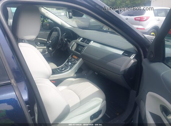 SALVP2BG3HH170608 2017 LAND ROVER RANGE ROVER EVOQUE Blue Вид салону спереду