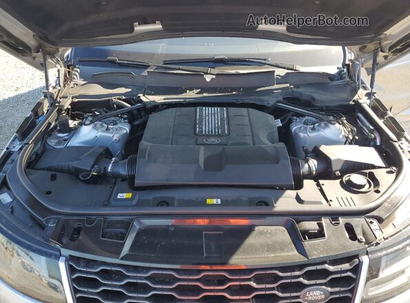 SALWG2RV8JA699866 2018 LAND ROVER RANGE Silver ძრავის განყოფილების ხედი